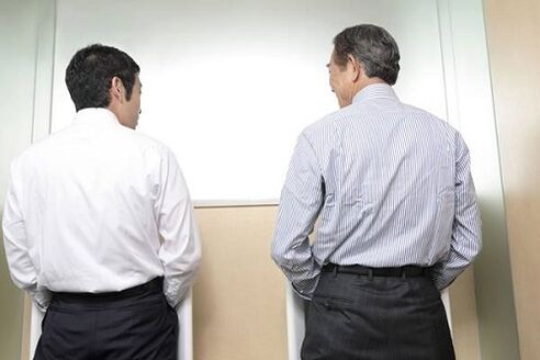 problèmes de miction dus à la prostatite