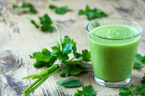 Le jus de persil rétablit la miction altérée à cause de la prostatite